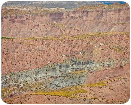 Sedimentos rojos de Los Colorados